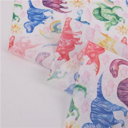 Tecido não tecido estampado Spunlace