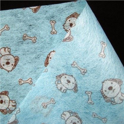 Tecido não tecido estampado Spunlace